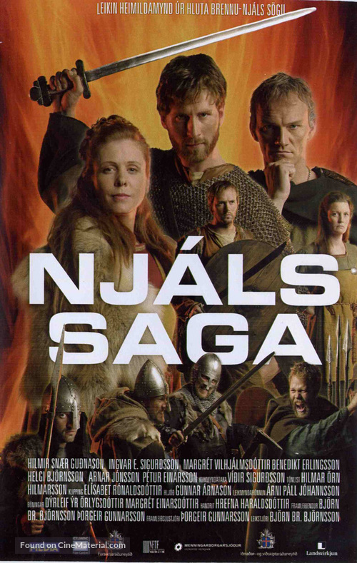 Nj&aacute;lssaga - Icelandic poster