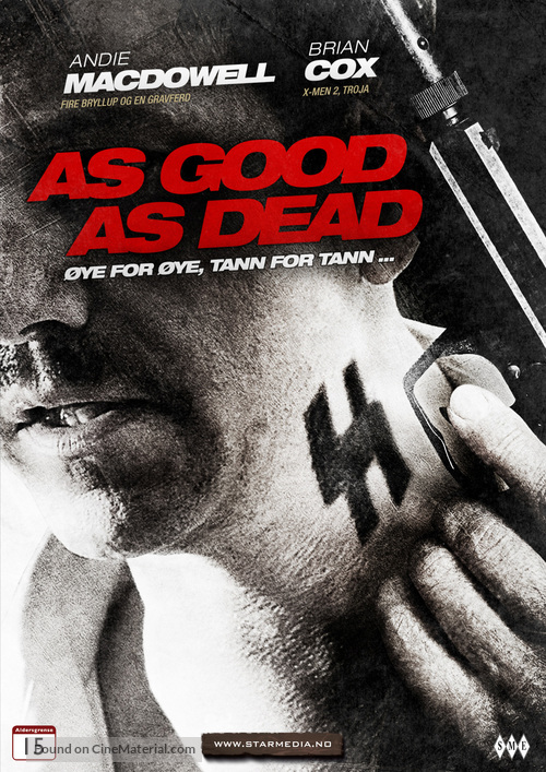 As Good as Dead - Norwegian DVD movie cover