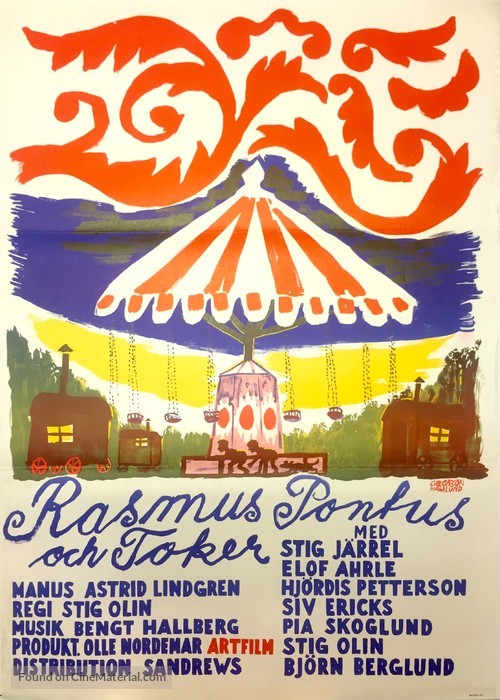 Rasmus, Pontus och Toker - Swedish Movie Poster