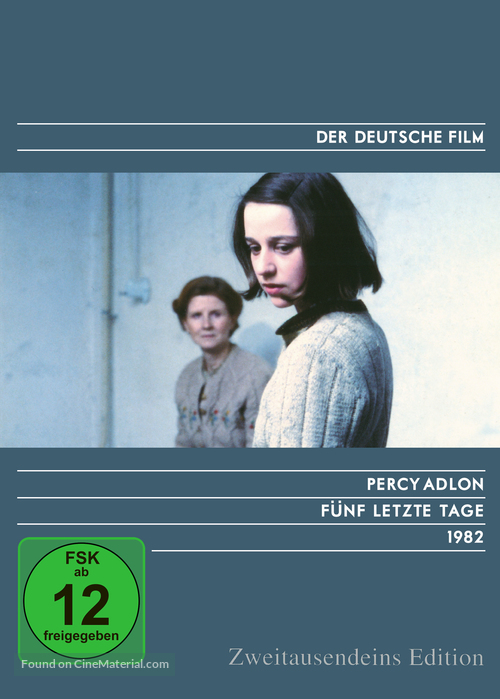 F&uuml;nf letzte Tage - German DVD movie cover