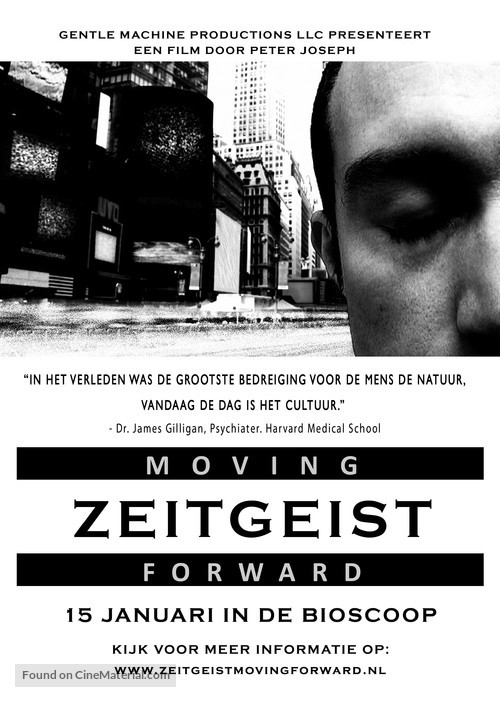 Zeitgeist: Moving Forward - Dutch Movie Poster