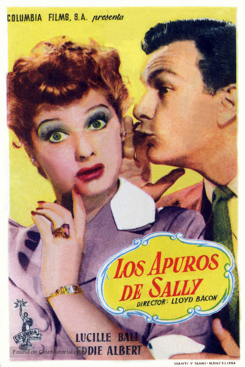 The Fuller Brush Girl - Spanish Movie Poster