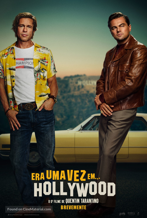 Once Upon a Time in Hollywood - Portuguese Movie Poster
