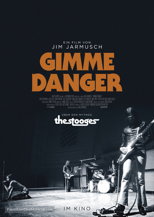 Gimme Danger - German Movie Poster