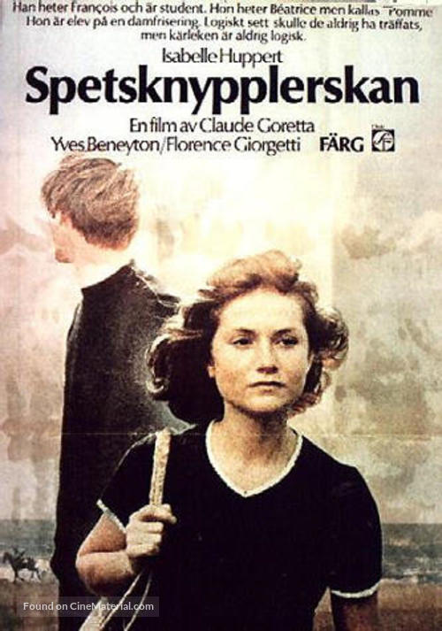 La dentelli&egrave;re - Swedish Movie Poster