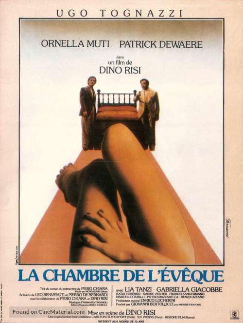 La stanza del vescovo - French Movie Poster