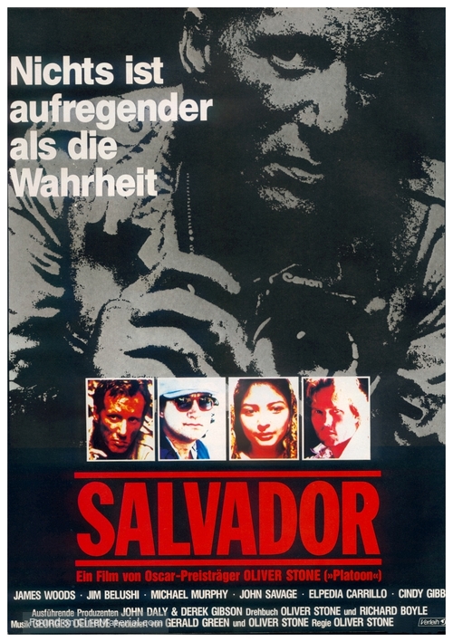 Salvador - German Movie Poster