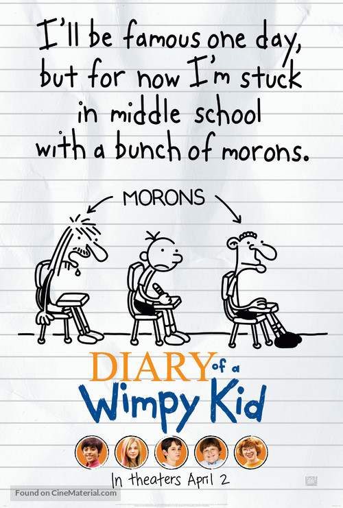 Diary of a Wimpy Kid - Movie Poster