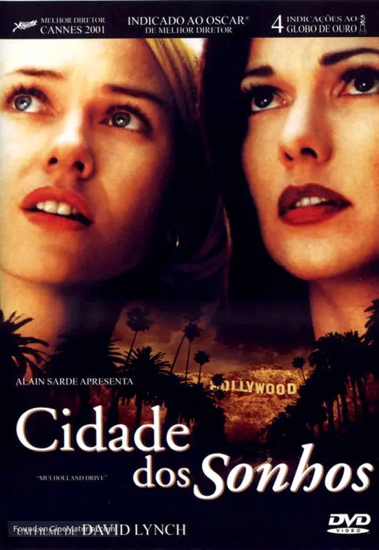 Mulholland Dr. - Brazilian DVD movie cover