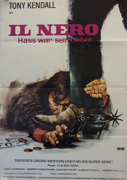 L&#039;odio &egrave; il mio Dio - German Movie Poster