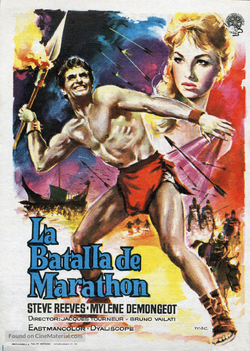 La battaglia di Maratona - Spanish Movie Poster