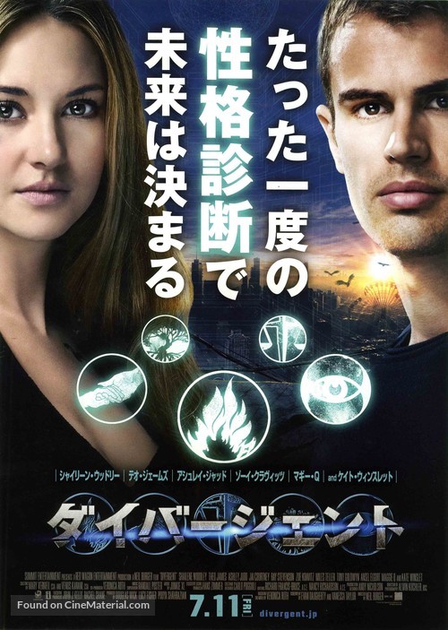 Divergent - Japanese Movie Poster