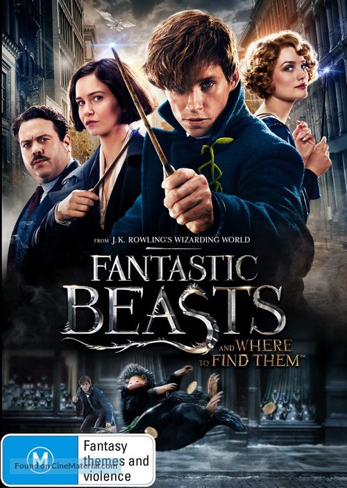 Fantastic Beasts and Where to Find Them - Australian DVD movie cover