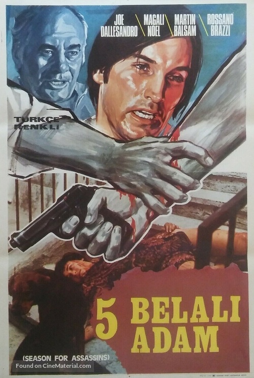 Il tempo degli assassini - Turkish Movie Poster