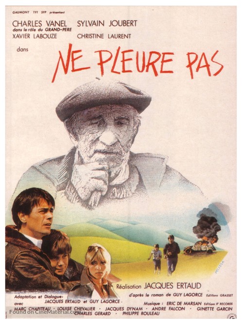 Ne pleure pas - French Movie Poster