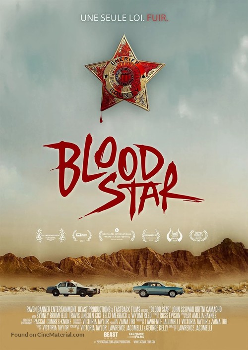 Blood Star - French Movie Poster