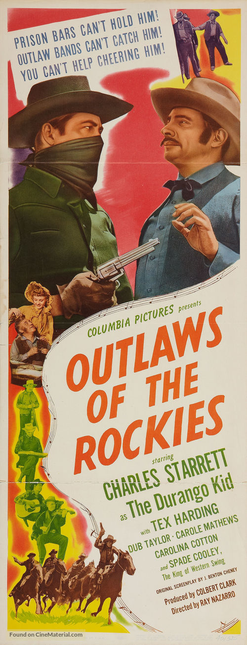 Outlaws of the Rockies - Movie Poster