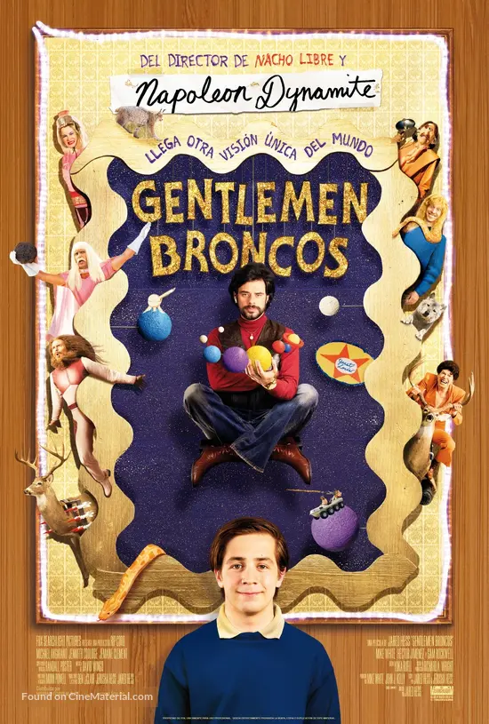 Gentlemen Broncos - Spanish Movie Poster