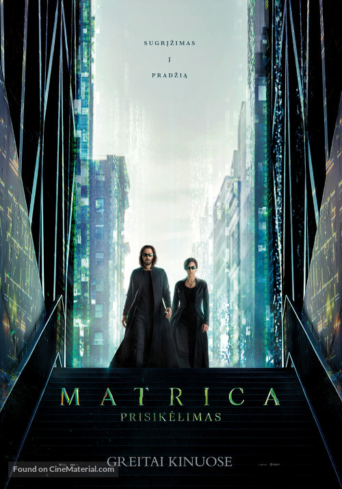 The Matrix Resurrections - Lithuanian Movie Poster