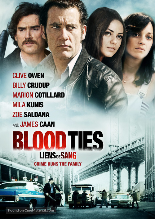 Blood Ties - Canadian DVD movie cover