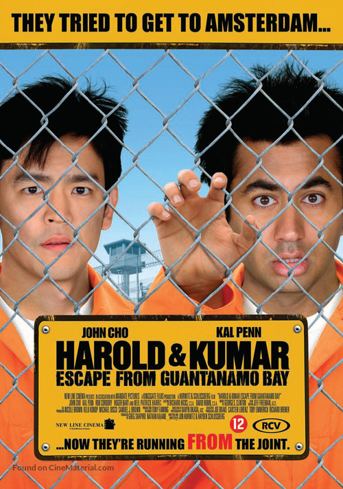 Harold &amp; Kumar Escape from Guantanamo Bay - Dutch DVD movie cover