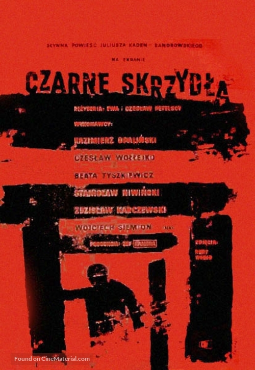 Czarne skrzydla - Polish Movie Poster