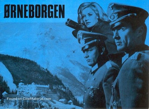 Where Eagles Dare - Danish Movie Poster