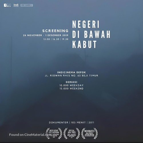 Negeri di Bawah Kabut - Indonesian Movie Poster