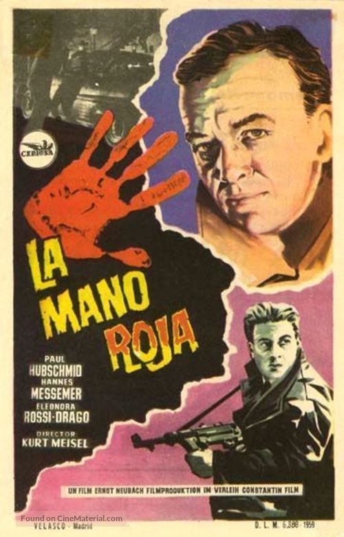 Die rote Hand - Spanish Movie Poster