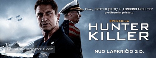 Hunter Killer - Lithuanian poster