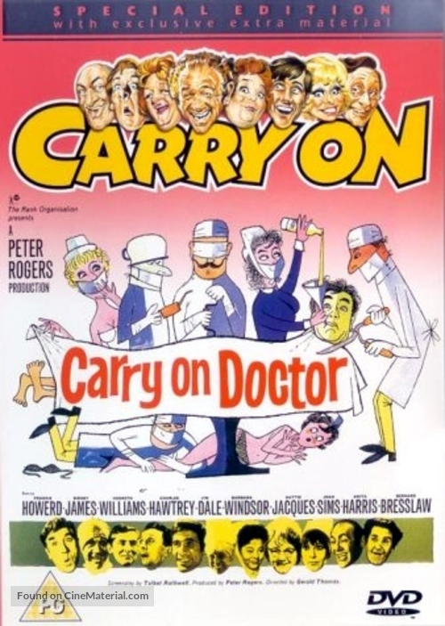 Carry on Doctor - British DVD movie cover