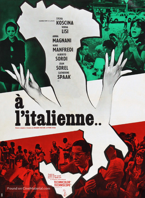 Made in Italy - French Movie Poster