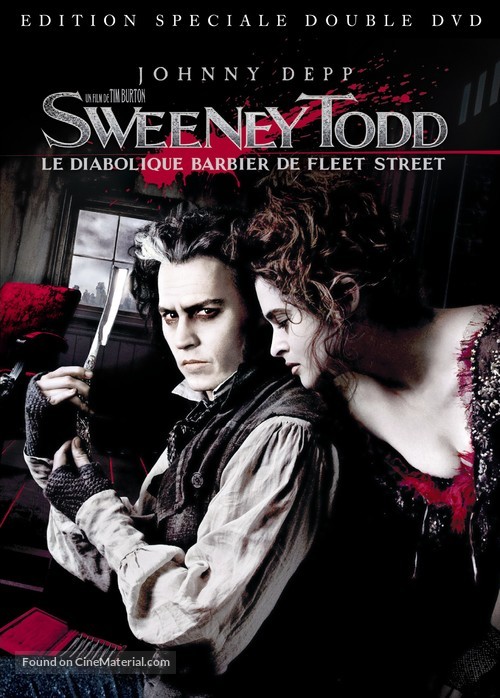 Sweeney Todd: The Demon Barber of Fleet Street - French Movie Cover