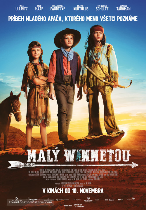 Der junge H&auml;uptling Winnetou - Slovak Movie Poster