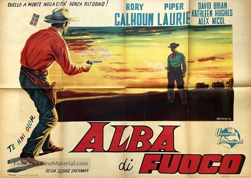 Dawn at Socorro - Italian Movie Poster