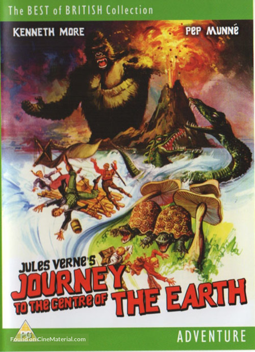 Viaje al centro de la Tierra - British Movie Cover