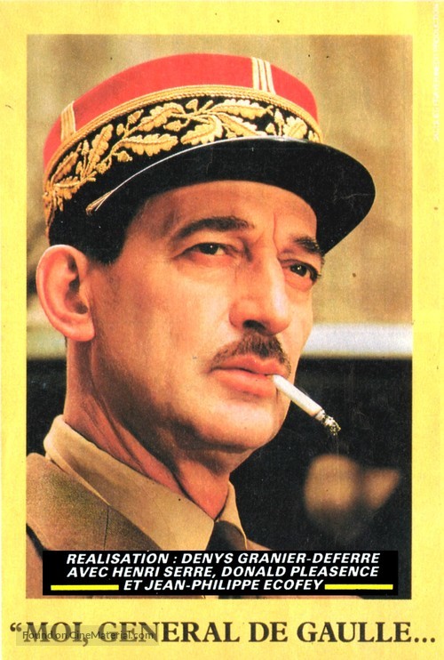 Moi, g&eacute;n&eacute;ral de Gaulle - French Movie Cover