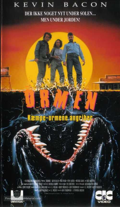 Tremors - Danish VHS movie cover