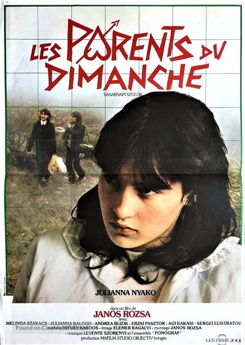 Vas&aacute;rnapi sz&uuml;l&ouml;k - French Movie Poster