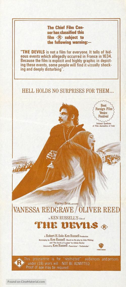 The Devils - Australian Movie Poster
