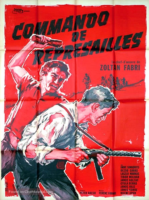 K&eacute;t f&eacute;lid&ouml; a pokolban - French Movie Poster