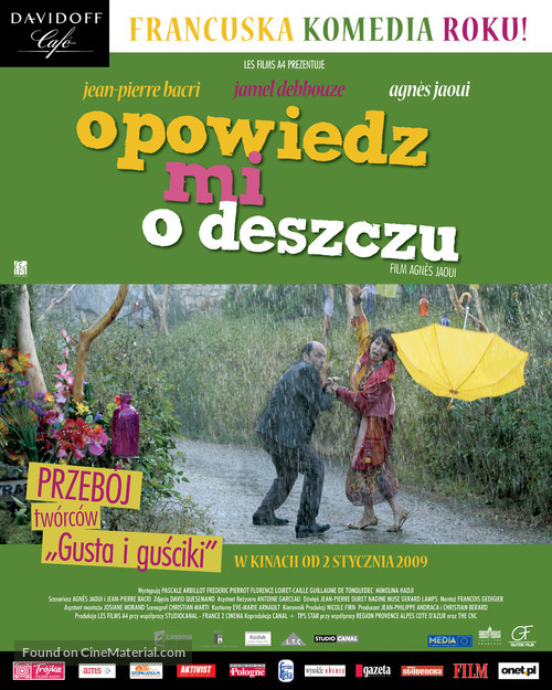 Parlez-moi de la pluie - Polish Movie Poster