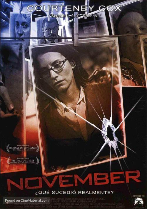 November - Spanish DVD movie cover