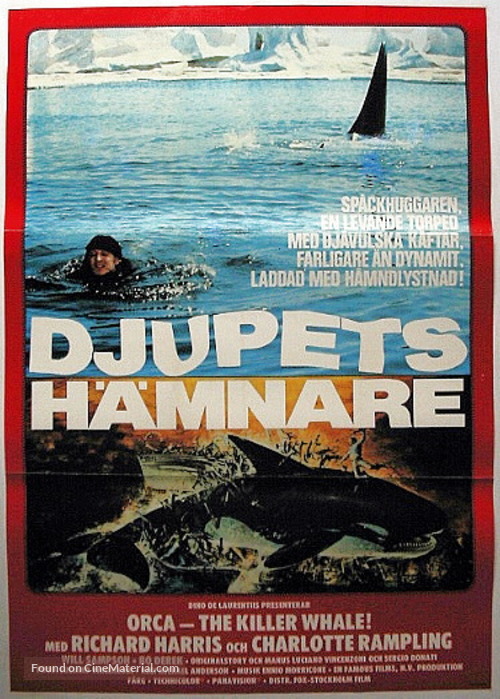 Orca - Swedish Movie Poster