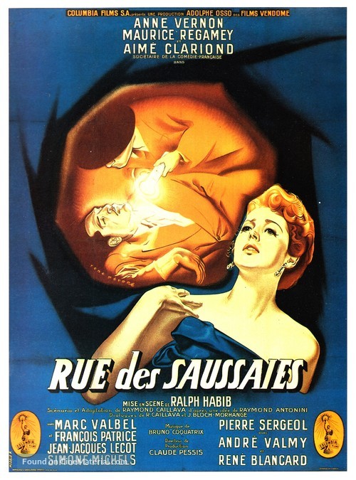 Rue des Saussaies - French Movie Poster