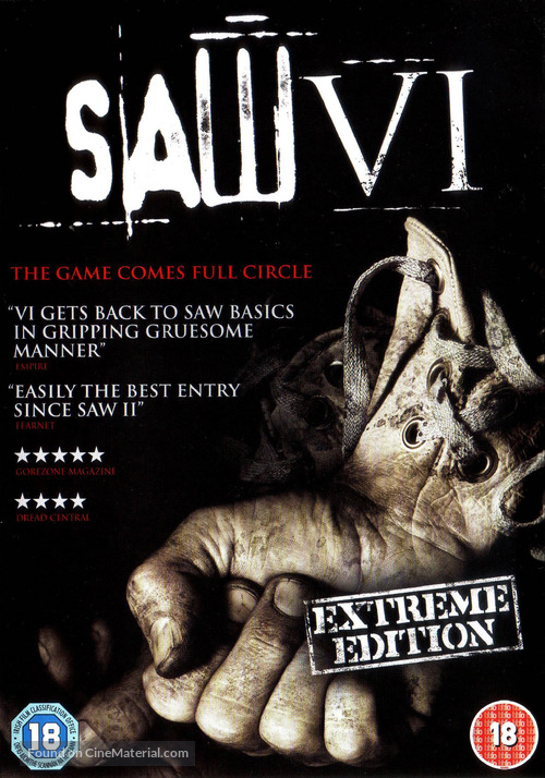 Saw VI - British Movie Cover