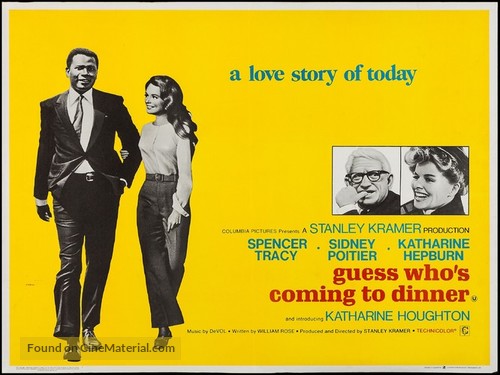 Guess Who&#039;s Coming to Dinner - British Movie Poster