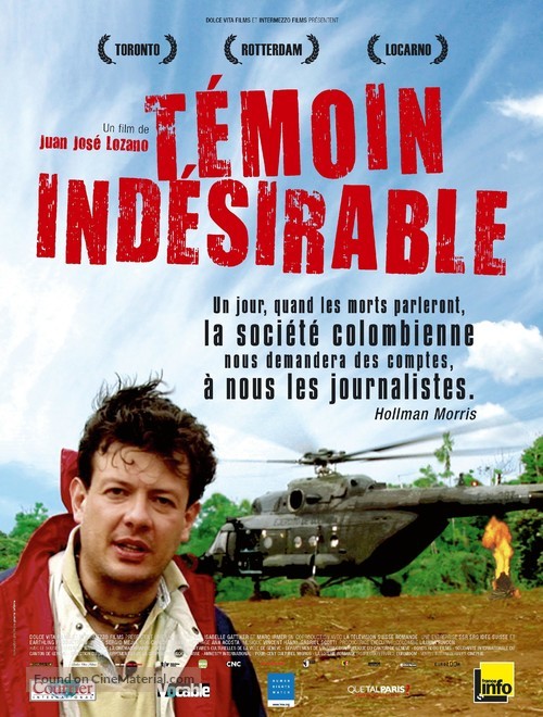 T&eacute;moin ind&eacute;sirable - French Movie Poster