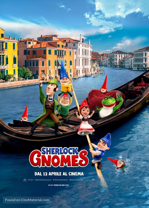Sherlock Gnomes - Italian Movie Poster