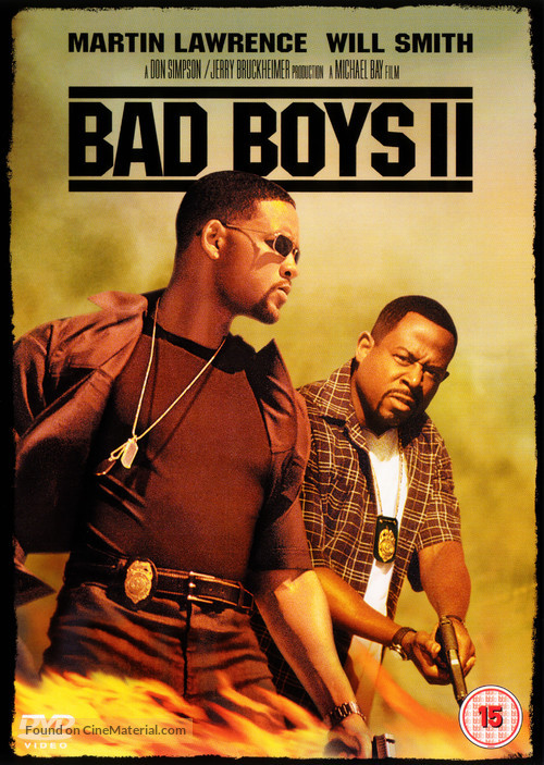 Bad Boys II - British Movie Cover